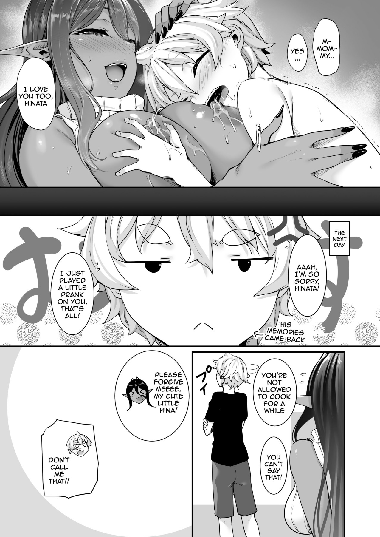 Hentai Manga Comic-A Slightly Clingy Dark Elf Chased Me From Another World 3-Read-28